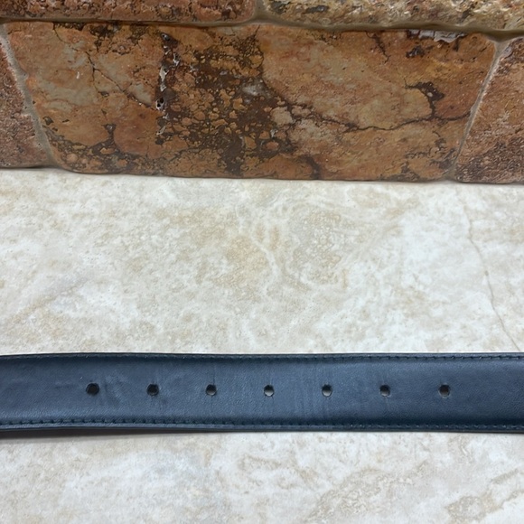 Steve Madden Belt Reversible Brown Black Silver Tone Buckle Size 34/36 - Picture 10 of 11